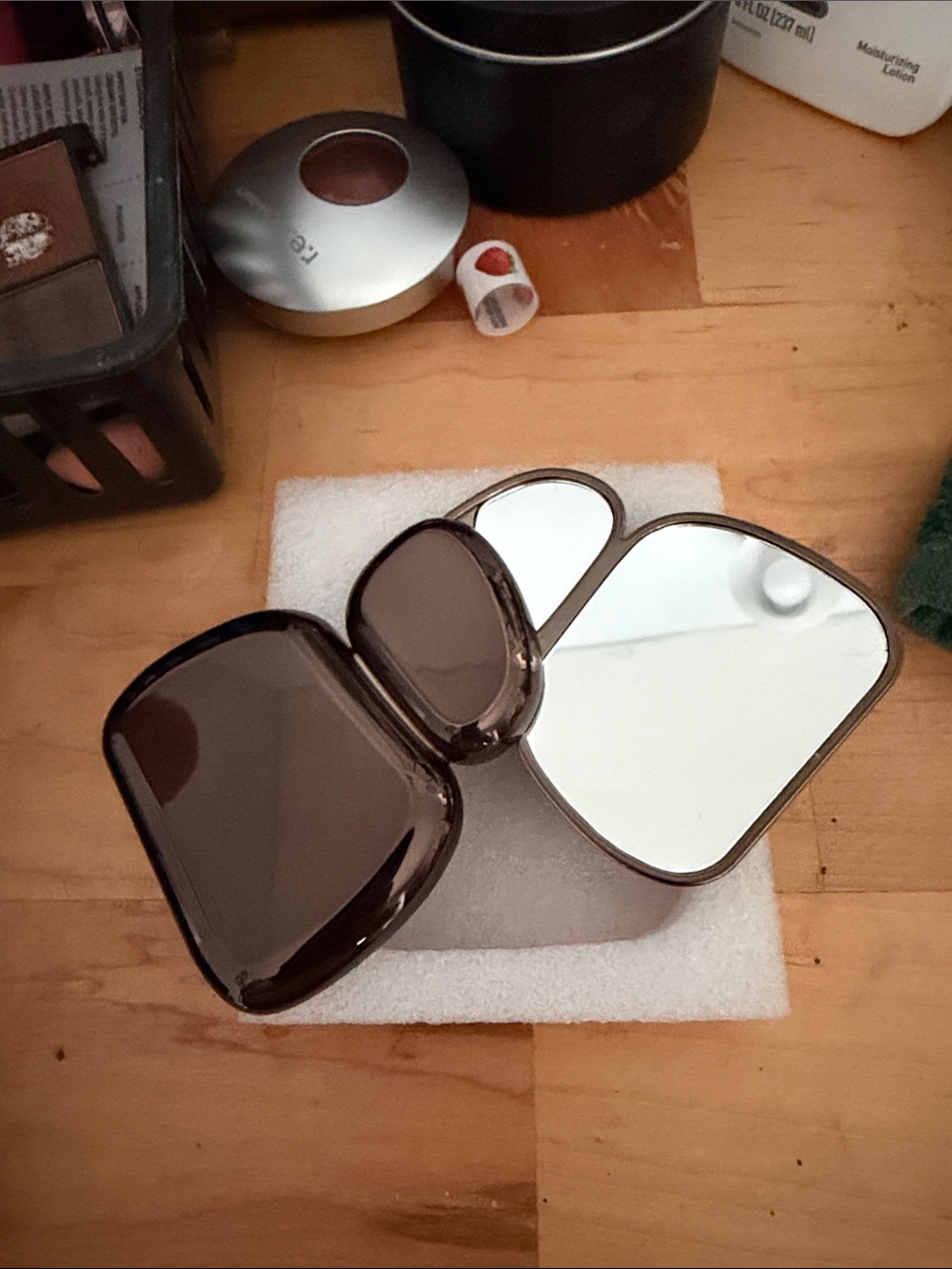 Mood Stones Compact Mirror - Brown - Picture 3 of 4